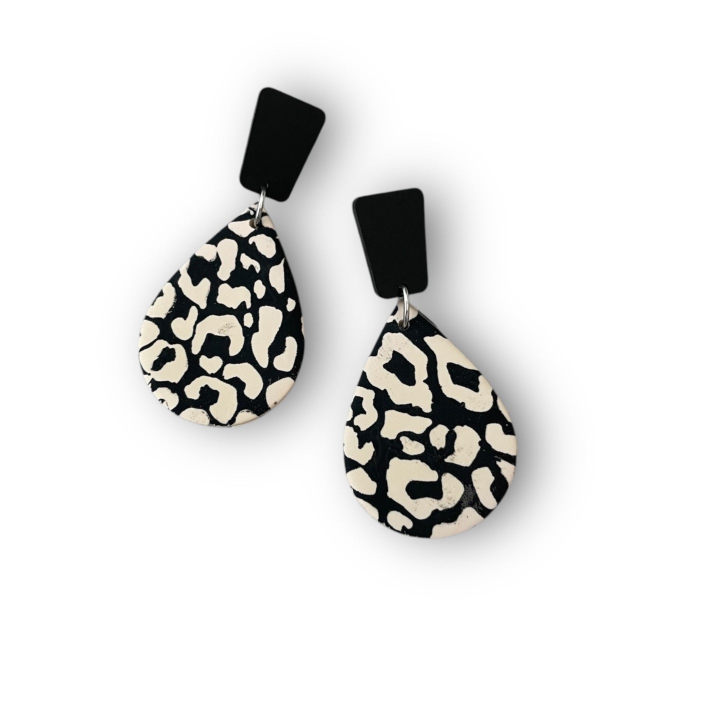 Leopard Print Statement Earrings