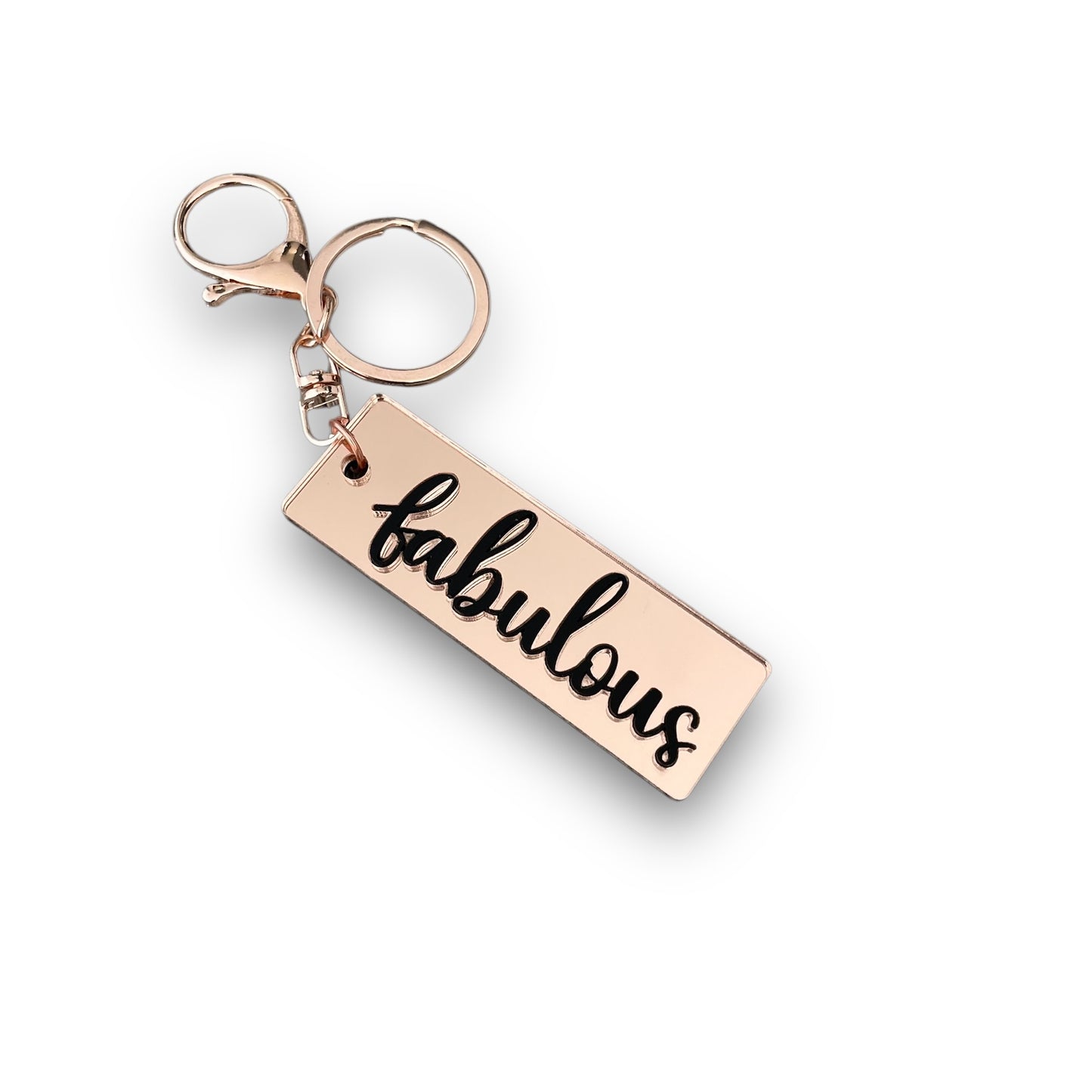 Rose Gold Fabulous Keyring