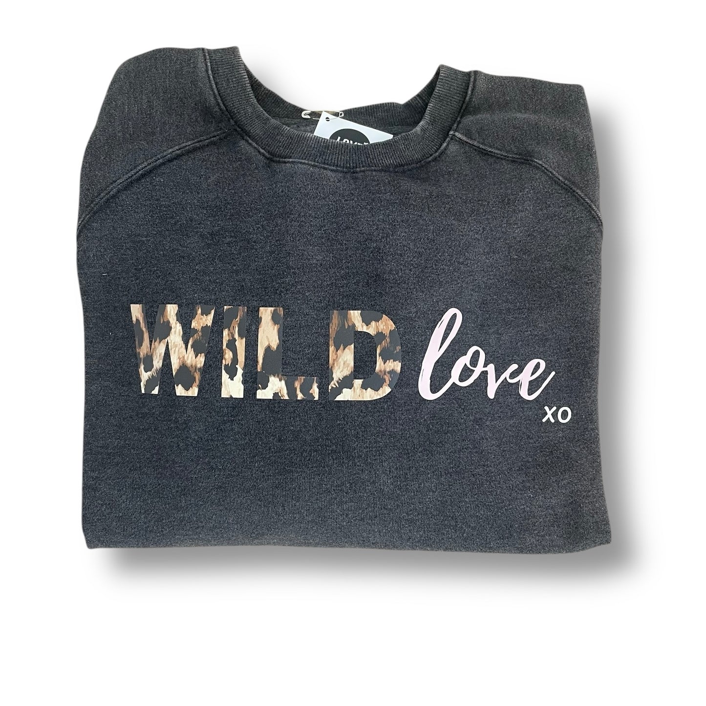 Women's Wild Love Grey Sweater
