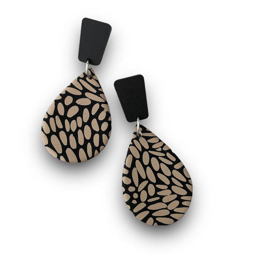 Animal Print Statement Earrings