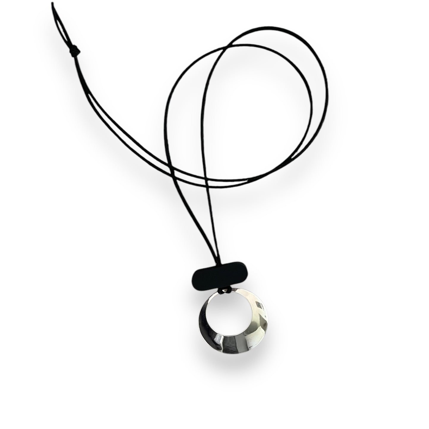 Silver Statement Pendant Necklace