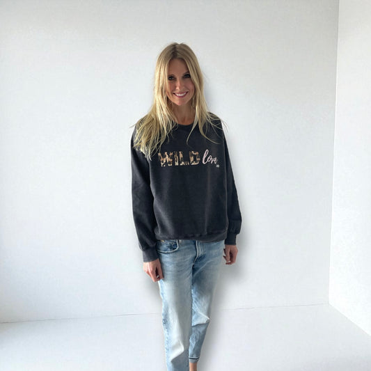 Women's Wild Love Grey Sweater