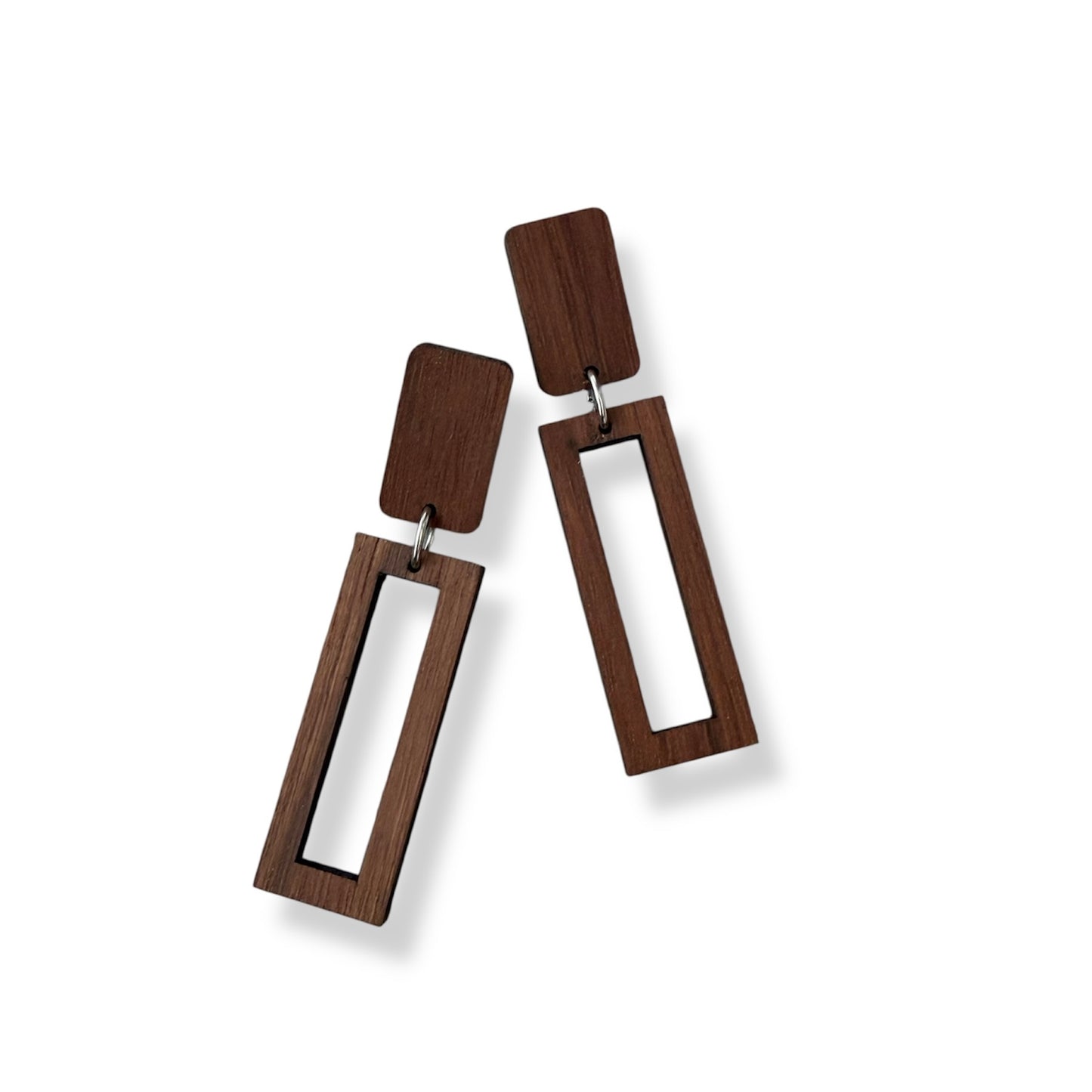 Wooden Statement Earrings